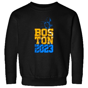 Discover 2 Sided Boston 2023 Marathon Training Qualified Sweatshirts