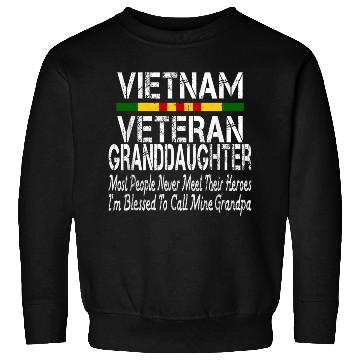 Discover US Army Vietnam Veteran Granddaughter Sweatshirts