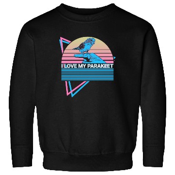 Discover Budgie Parakeet Retro Sweatshirts