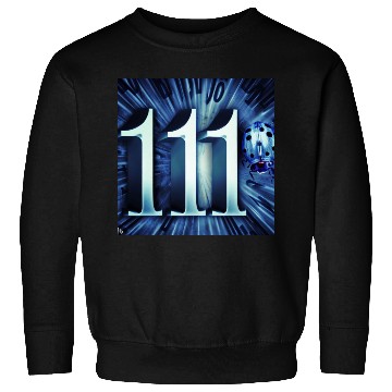 Discover Aqua Charm: Lucky 1111 Ladybug Sweatshirts