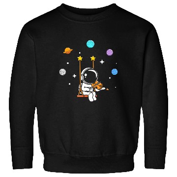 Discover Astronaut Violin Player Violinist Viola Classical Sweatshirts