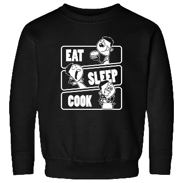 Discover Eat Sleep Cook Repeat Cooking Chef Culinary Funny Sweatshirts