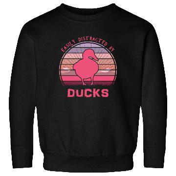 Discover Easily Distracted By Ducks Pink Sweatshirts