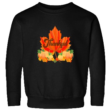Discover Pumpkin Fall Autumn Thankful Thanksgiving Sweatshirts