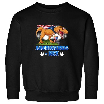 Discover Amerisaurus Rex America Party Independence Day Sweatshirts