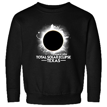 Discover Texas Total Solar Eclipse 2024 April 8 America Tot Sweatshirts
