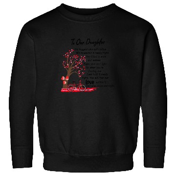 Discover Bommex Daughter Gifts from Mom Dad Throw Pillow Sweatshirts