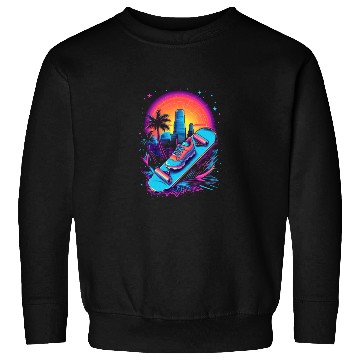 Discover Skateboarding Skateboard Skates 80s 90s Retro Sweatshirts