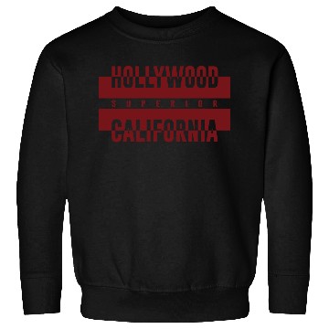 Discover Hollywood California red Sweatshirts