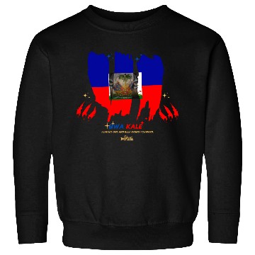 Discover Haitian Flag Bwa Kale Sweatshirts
