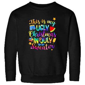 Discover This Is My Christmas In July Sweater Summer Sweatshirts