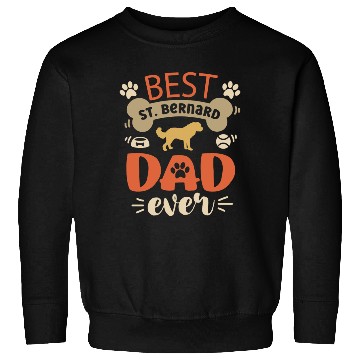 Discover Best Saint Bernard Dad Ever Sweatshirts