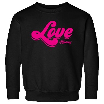 Discover I Love Mommy Vintage Typography Mothers Day Mom Sweatshirts