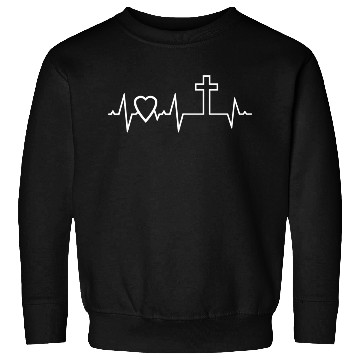 Discover Christian Cross I Love Jesus Easter Resurrection Sweatshirts