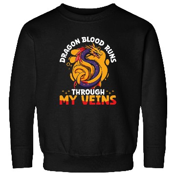 Discover Dragon blood runs Sweatshirts