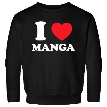 Discover Manga Fan Of Japanese Animation Comics Heart Manga Sweatshirts