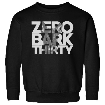 Discover Zero Bark Thirty Belgian Malinois Military Dog Sweatshirts