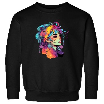 Discover Colorful Beauty Vibrant Watercolor Sweatshirts