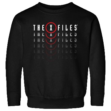Discover X-Files Repeating Logo Sweatshirts