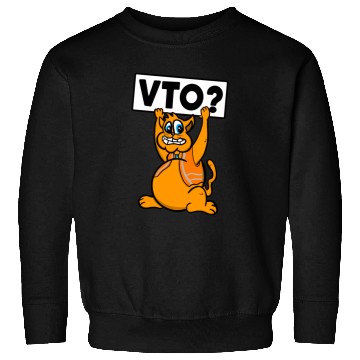 Discover Cat Aing For Vto Worker That Loves Kitties Vto Sweatshirts
