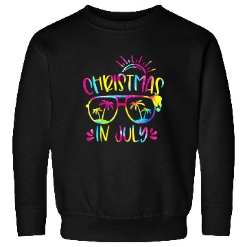 Discover Christmas In July Hawaiian Summer Vacation 2023 Sweatshirts
