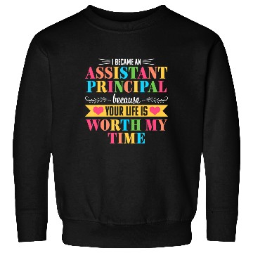 Discover Assistant Principal Cute Appreciation Back to Sweatshirts