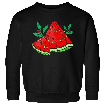 Discover Christmas Watermelon Tropical Summer Christmas In Sweatshirts