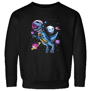 Discover Dinosaur Astronauts Science Fiction Science Sweatshirts