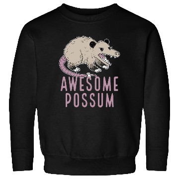 Discover Awesome Possum Funny Design Trash Lover Sweatshirts