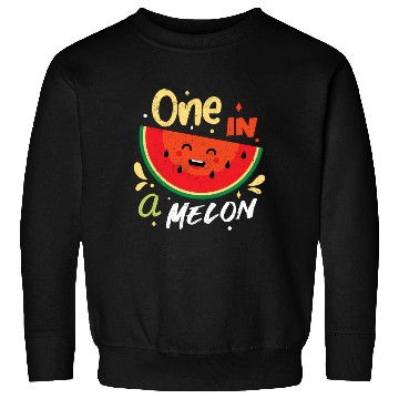 Discover One In A Melon Watermelon Fruitarian Summer Fruit Sweatshirts