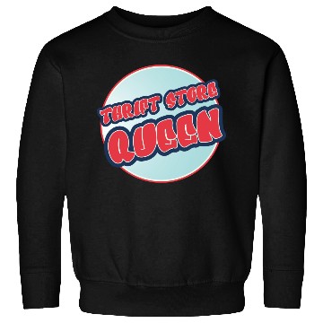 Discover Thrift Store Queen red blue Sweatshirts