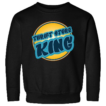 Discover Thrift Store Kking blue orange Sweatshirts