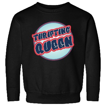 Discover Thrifting Queen red blue Sweatshirts