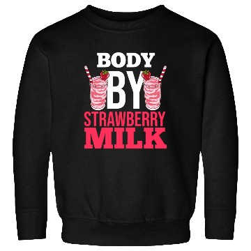 Discover Strawberry Milk Shake Korean Vegan Japanese Sweatshirts