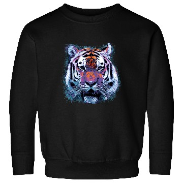 Discover Tiger Face Pop Sweatshirts