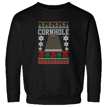 Discover Cornhole Ugly Happy Sweatshirts