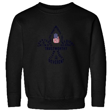 Discover Scouting Law Us American Flag Scouting Law Sweatshirts