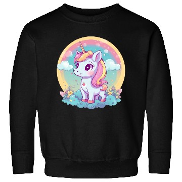 Discover Unicorn Rainbow Sunset Sweatshirts