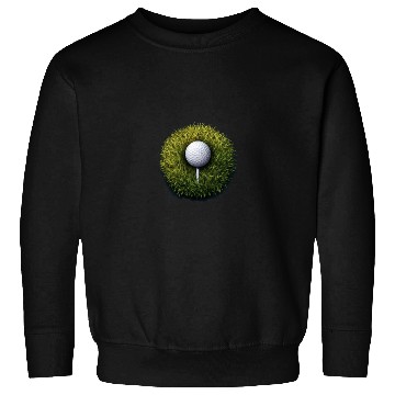 Discover Golf Ball Green Grass Golfer Golf Player Golfing Sweatshirts