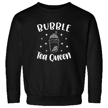 Discover Bubble Tea Queen Boba Tea Drinker Korean Drink Sweatshirts