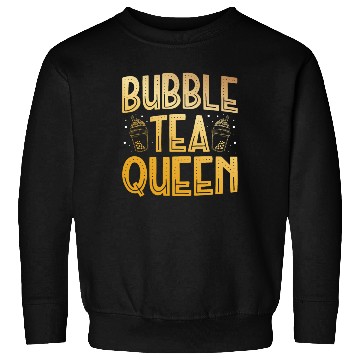Discover Bubble Tea Queen Boba Tea Drinker Korean Drink Sweatshirts