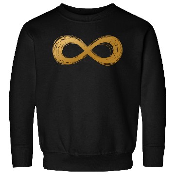 Discover Golden Infinity Neurodiversity Symbol Autism Aware Sweatshirts