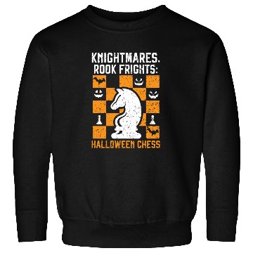 Discover Chess Halloween Trick Or Treat Chess Board Game Sweatshirts