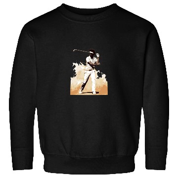 Discover Golfer Afro Man Golf Player African American Sweatshirts