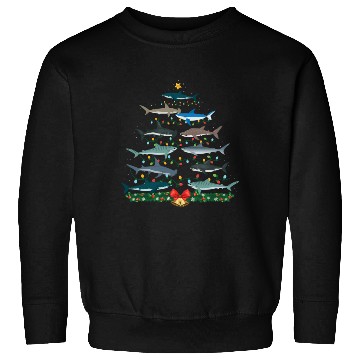 Discover Shark Tree Ornament Shark Sweatshirts