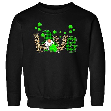 Discover Bleached Love St Patric Day Gnomes Shamrock For Sweatshirts