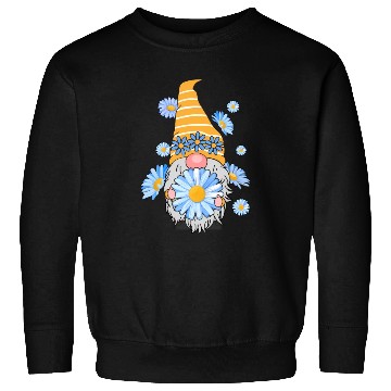 Discover Z4R8 Daisy Gnomes Floral Gnomes Spring Sweatshirts