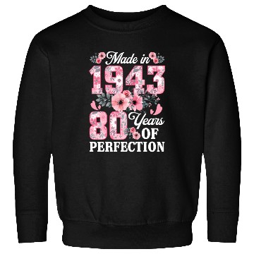 Discover 80 Made In 1943 Floral 80Th Sweatshirts