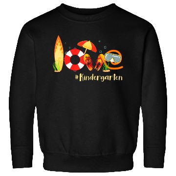 Discover Love Kindergarten Summer Christmas In July Flip Sweatshirts