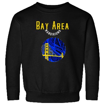 Discover San Francisco Bay Area Bridge Polynesian Warrior T Sweatshirts